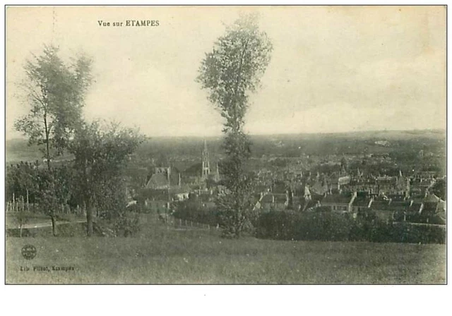 91.ETAMPES.n°75.VUE SUR ETAMPES