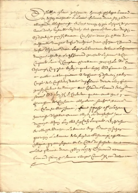 1660 St Romain en Gier Rhône - Quittance suite à contrat de mariage