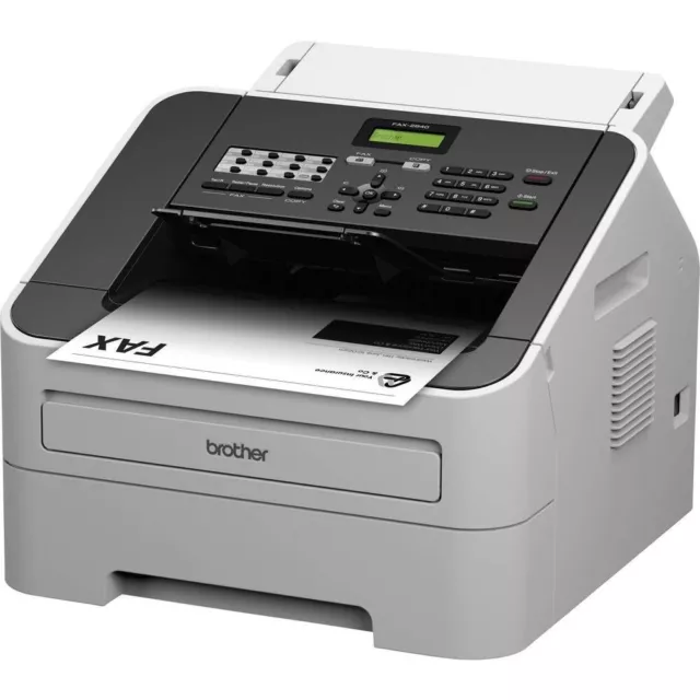 Brother FAX-2840 A4 Mono ADF Scanner Laser Fax Machine Printer /90% Toner/70 cnt