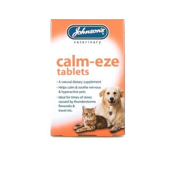 Johnsons Calm-Eze Tablets for Cats & Dogs 30g - 36 Capsules