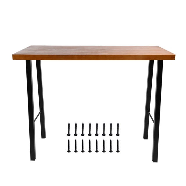 TC-HOMENY 34" 40" Pub Bar Table Legs Metal DIY Plant Stand Bench Desk Legs 2PCS