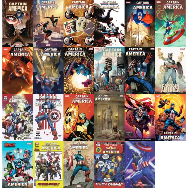 Captain America (2023) 1 2 3 4 5 6 7 8 Variants | Marvel Comics | COVER SELECT
