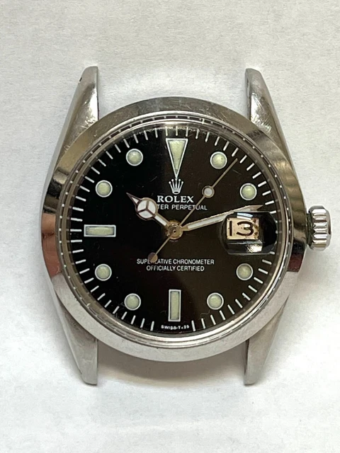 1974 Rolex Oyster Perpetual Datejust 1603 Black Dial Head Only No Papers 36mm 1974 Rolex Oyster Perpetual Datejust 1603 Black Dial Head Only No Papers 36mm