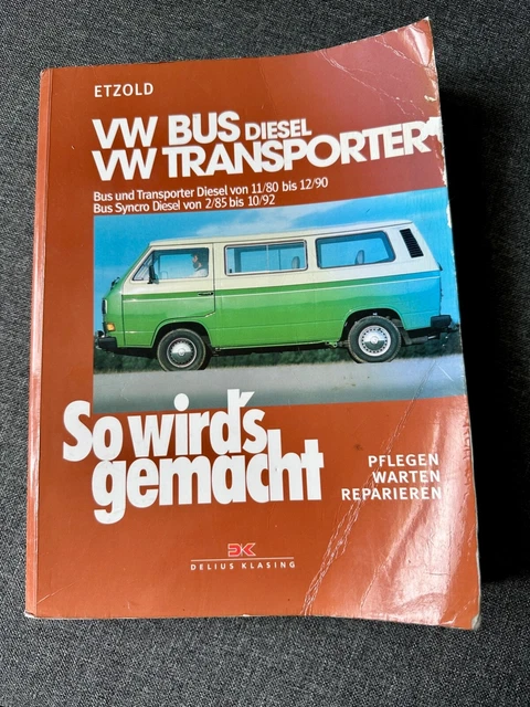 Jetzt Helfe Ich Mir Selbst Toyota Yaris REPARATURANLEITUNG BUS T3 VW DIESEL Reparatur/BUCH Jetzt helfe ich mir