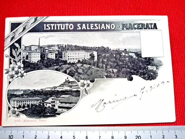 MACERATA  -  ISTITUTO SALESIANO- f.p.- viag. 1903