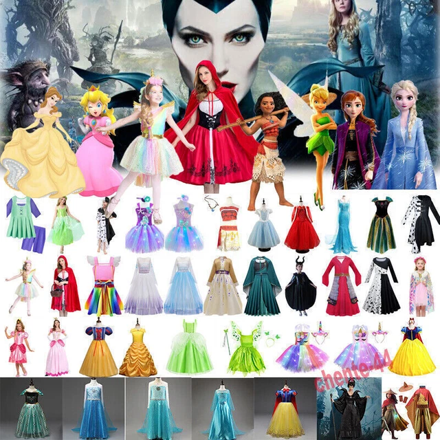 HALLOWEEN PRINZESSIN KLEID Cosplay Kostüm Frozen Partykleid Damen