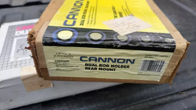 Cannon Downriggers- dual Rod Holder  2 - Rear Mount - new in box 2450164 