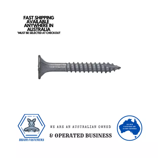 Galvanised Bugle Head Batten Screws Type 17 14g x 75mm 14g x 100mm and more