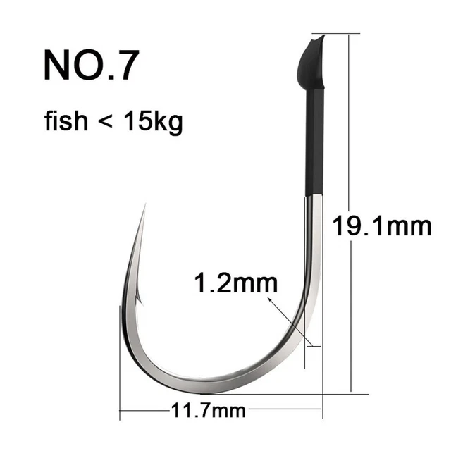 Ami Da Pesca VMC Rotondi Curvi Per Vermi - Taglia 3/0 - Confezione Da 100 Pezzi