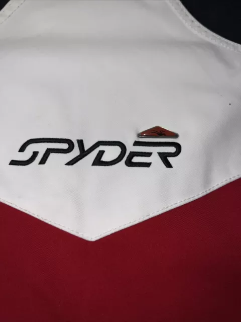 SPYDER XT MENS Insulate Ski Jacket Snowboard Red Black M Waterproof ...