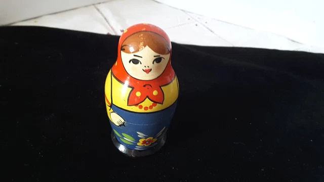 Poupée Russe Matryochka Authentique Peinte à la Main - 6 Poupées Gigognes - France