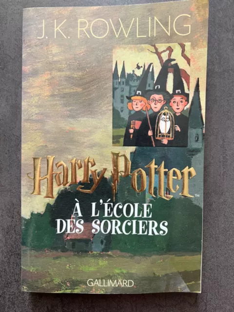 livre HARRY POTTER à l'école des sorciers (tome 1) - JK Rowling - Gallimard
