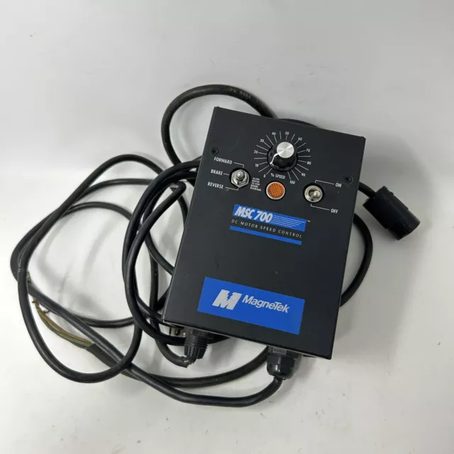 Magnetek Msc-700 Dc Motor Speed Controller  P/N: 7-22177000 (3181C) (Untested)