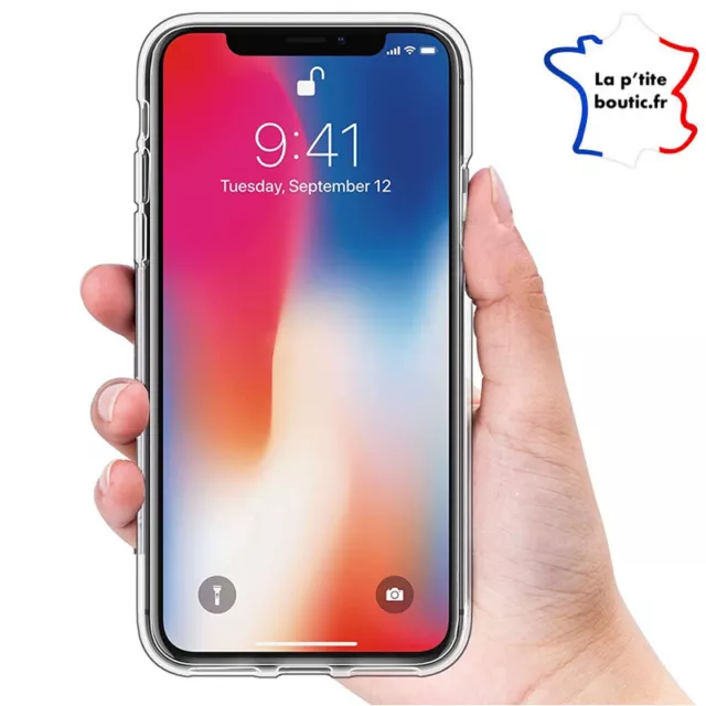 ⭐️ Coque iPhone X XS  Housse Protection Transparente en silicone iPhone (5,8") ⭐