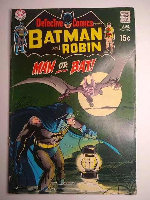 DC Detective Comics #402 2nd Appearance Man-Bat, 1st Francine Langstrom FN/VF