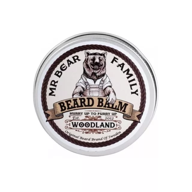 Mr Bear Family Beard Balm Woodland, 60ml