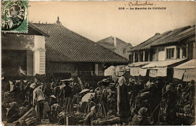 CPA AK VIETNAM Cochinchine - Le Marché de Cholon (113661)