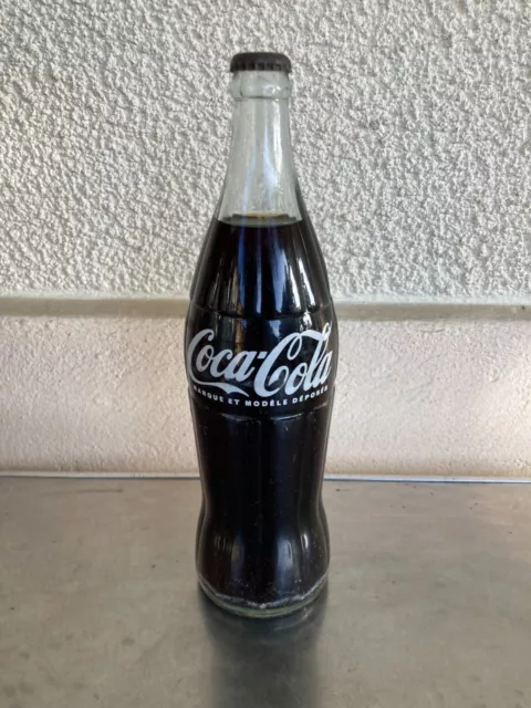 Coca Cola Ancienne Bouteille Pleine Vintage 77 Cl N°13 Annees 80 Rare Deco