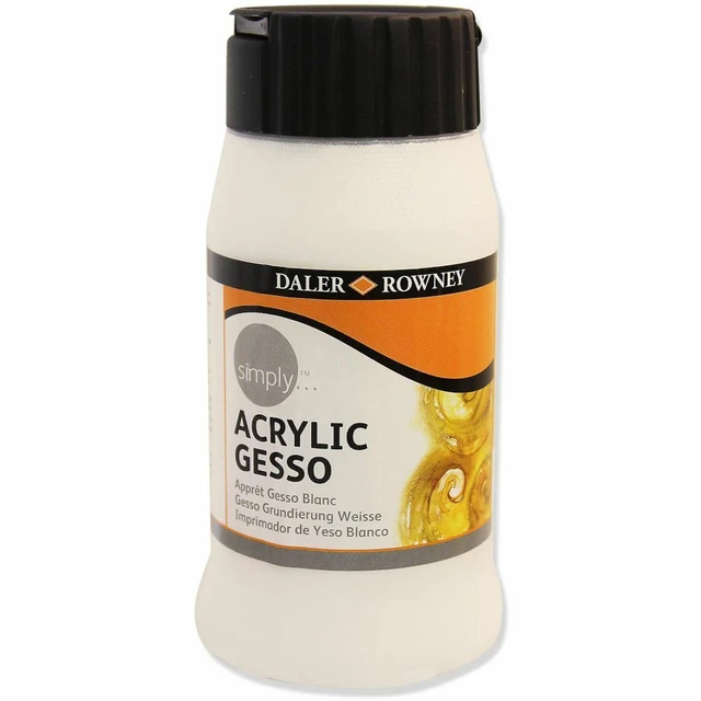 Primer Daler Rowney Simply Gesso blanco 500 ml