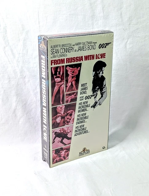 James Bond From Russia With Love VHS New SEALED MGM UA 007 Sean Connery Vintage