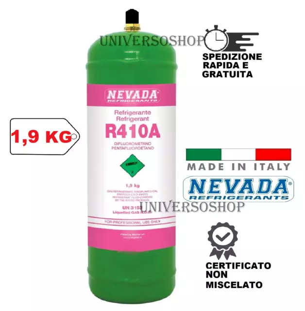 R410A Ricarica Per Climatizzatori Bombola R410A Da 1,9 Kg