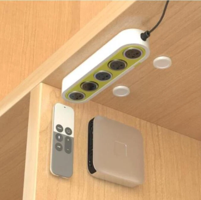 2PCS Set Magnetic Sticker Phone Remote Control Wall Mount Holder Storage New USA