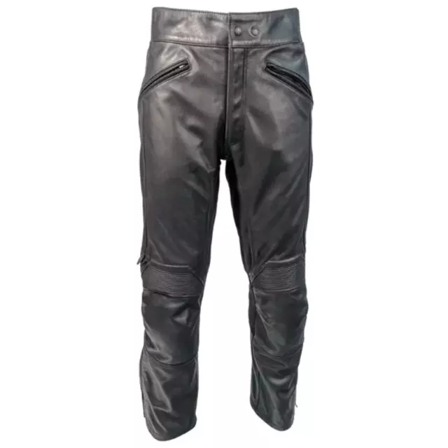 Richa Cafe Pantaloni da moto in pelle - Nero