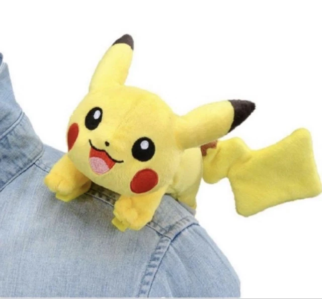 TAKARA TOMY KATANORI Shoulder Riding Pikachu Stuffed Animal Pokemon ...