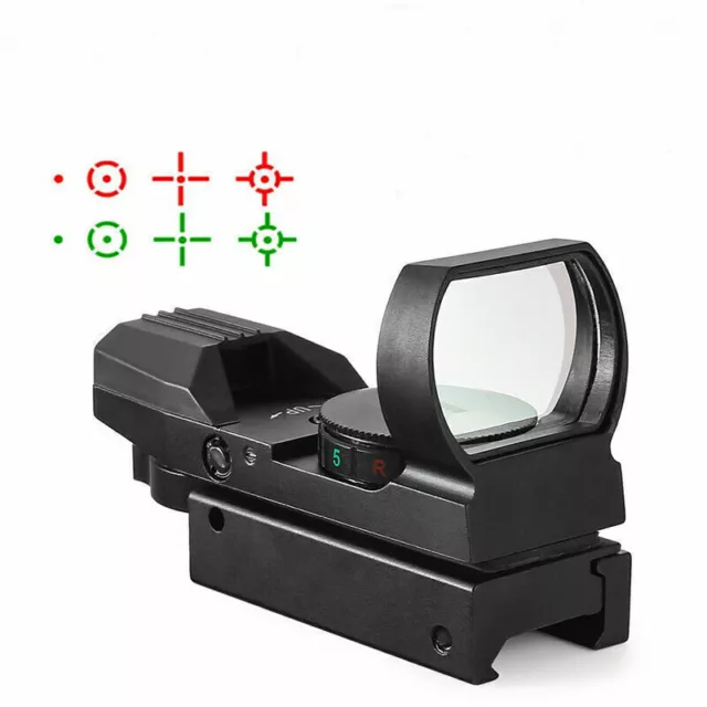 Holographisches Reflexvisier Red Dot Scope Taktisches rot-grün Visier mit Laser