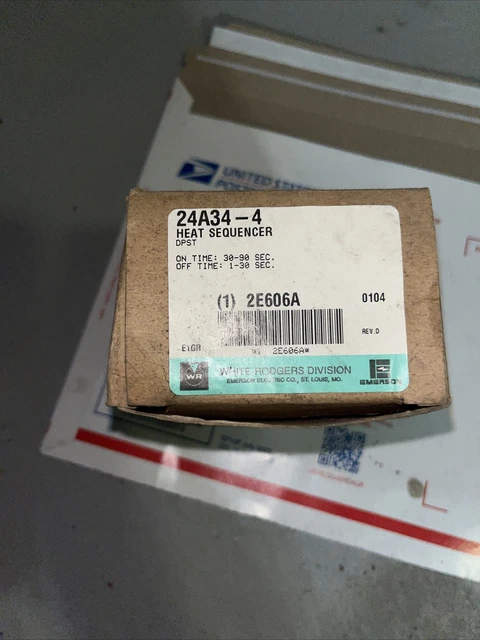 White-Rodgers 24A34-4 Electric Heat Sequencer