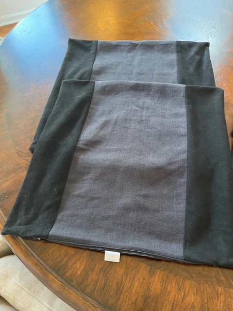 REVERSIBLE SUEDE & LINEN PILLOW COVER - (2) Square & (2) Rectangle