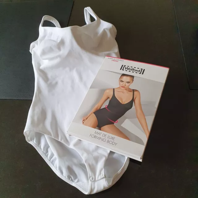 Wolford mat de luxe forming body, weiß m. Bügel Gr. S/D-Cup, nur anprobiert