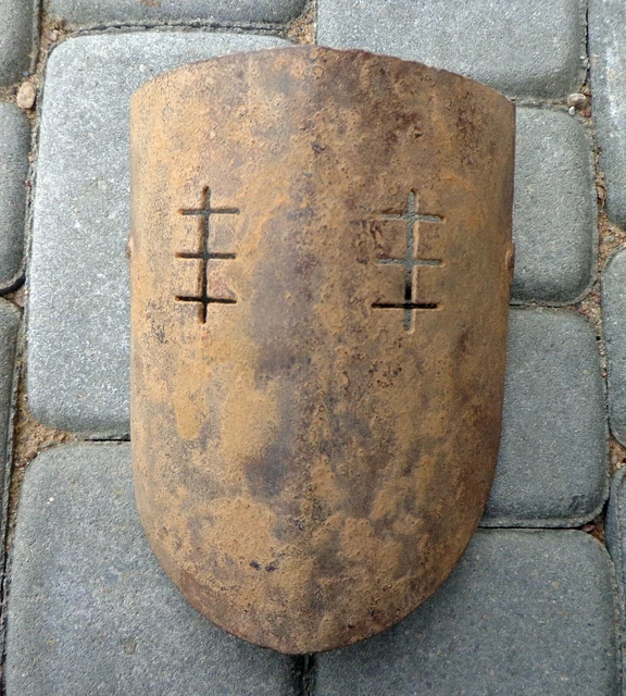 WW1 Deutsch/Britische Eisenschutzmaske Original WK1