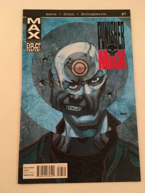 Punisher Max Issue #7 Marvel Max 2010 Jason Aaron Steve Dillon Bullseye