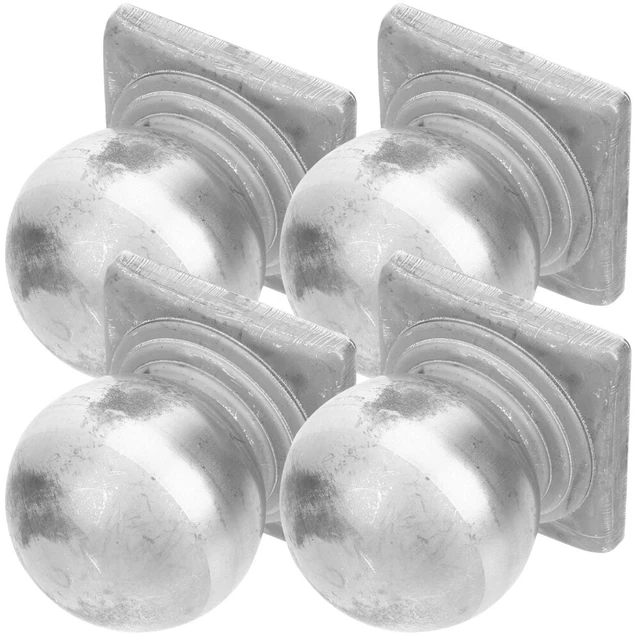 4 un. cubiertas decorativas para postes y tapas para postes en forma de bola cubiertas para postes de columna