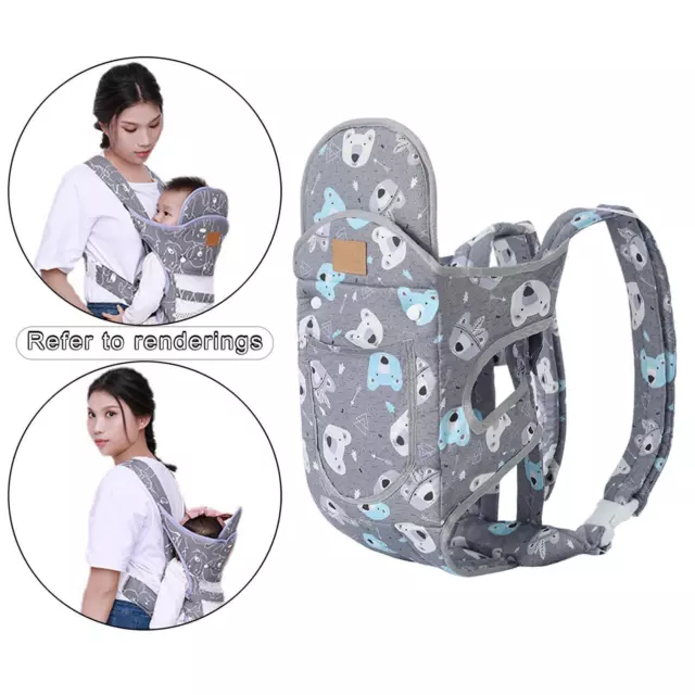 Multi-Functional Baby Carrier Front and Back Carry Breathable for Baby