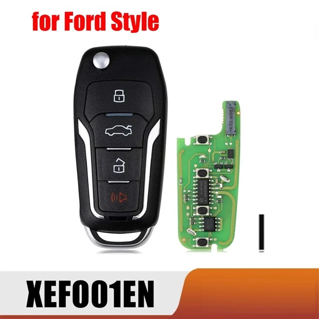 XEFO01EN Universal Super Key Fob Flip 4 Buttons for Sytle Built-In Super F2F3