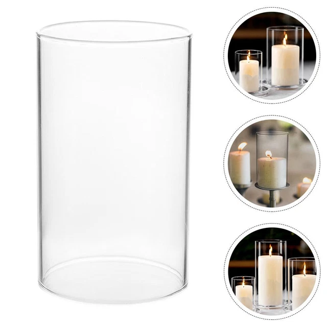 Bougeoir Vintage En Verre Taillé Coloré – Jaune, Style Rétro Lounge, Très Bon état