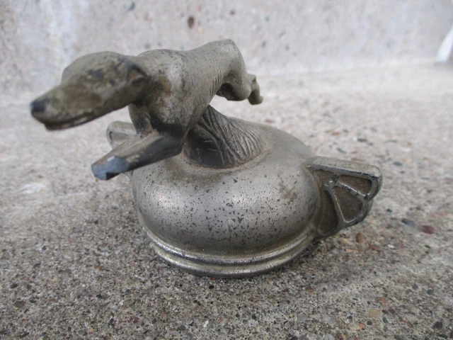 VTG EARLY 33 34 Hot ROD Lincoln Greyhound Hood Ornament Car Truck Radiator Cap