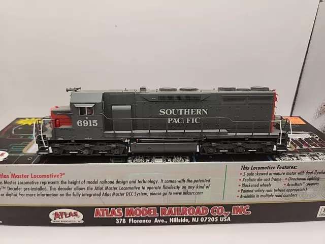 HO ATLAS MASTER #9208 SD-35 LOW NOSE Southern Pacific #6915  W/ DCC New In Box