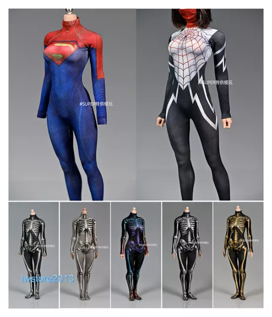 1:6 Bodysuit Tights Outfit Clothes For 12" Female PH TBL Action Figure Body Toys