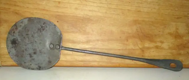 Antique Wrough Iron Tin Blacksmith Made Pancake Turner Spatula