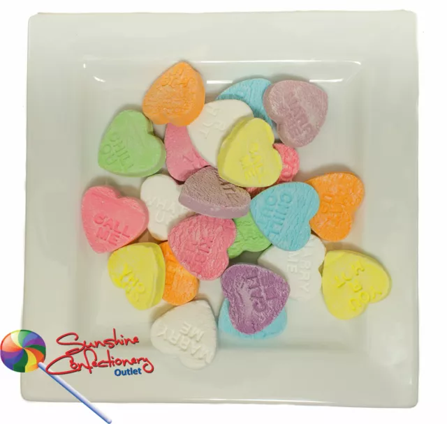 Conversation Hearts  - 2kg - Wedding Favours, Old Time Lollies