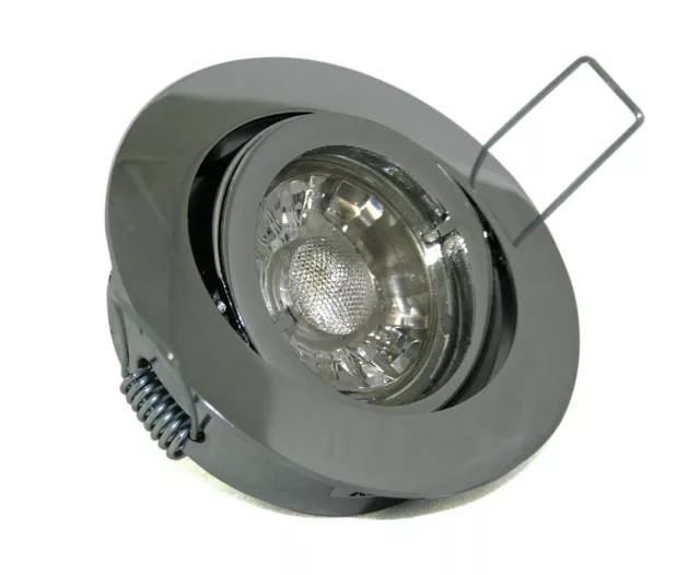 Schwenkbare Bajo NIEDERVOLT# Einbauspot 12V inkl. MR16 LED Leuchtmittel 5W=50W 2