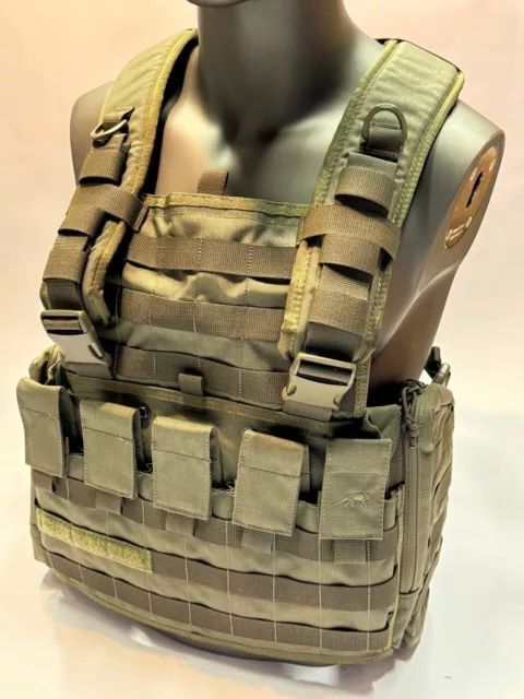 TT Tasmanian Tiger Plate Chest Rig MK II M4 Steingrau Olive IRR