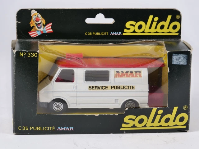 Solido n° 333 camion DAF cirque AMAR caisse neuf 1/50 en