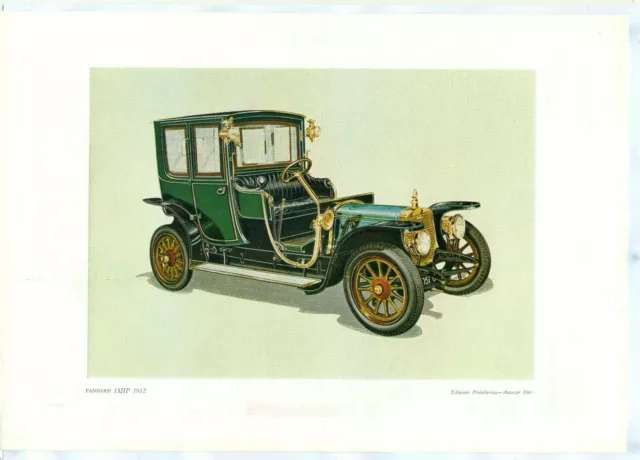 Advert -0198a - Motoring - Panhead 15HP 1912 - Edizioni Pininfarina - Autocar -