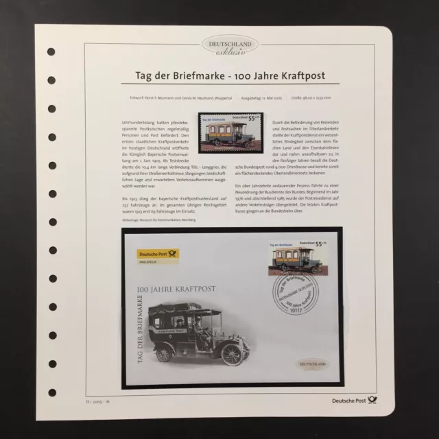 Brd Exklusiv-Edition 2005/16 Tag Der Marke Kraftpost-Bus Bad Tölz Auto