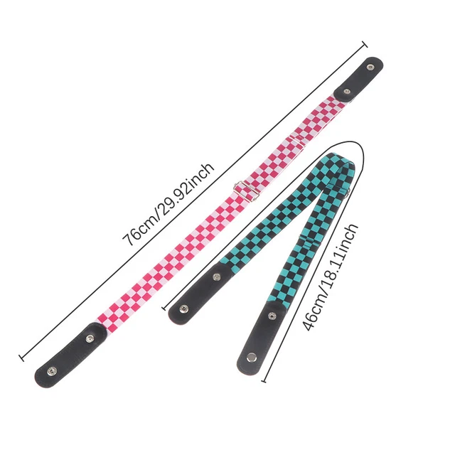 Cinture in tela elastica a quadri cintura bambini nuova moda cartone animato fai da te per K*eh 3