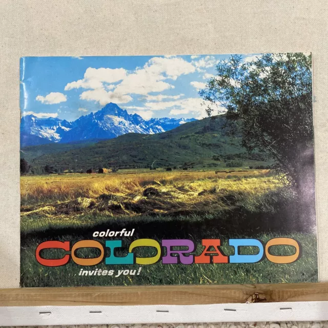 "Colorful Colorado Invites You!" Vintage 1960s Paperback Book - A.B. Hirschfeld